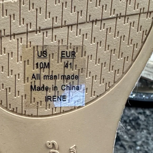 Circus by Sam Edelman Women's Irene Strappy espadrilles Tan Wedge Sandals NEW 10 - Picture 14 of 14